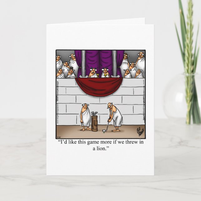 Funny Golf Day 17 janvier Carte de voeux (Devant)