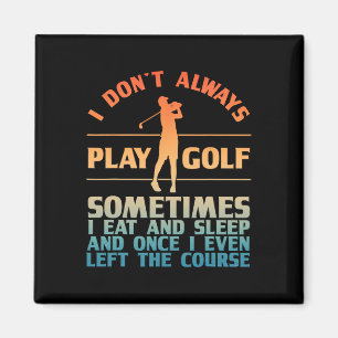 Funny Golf Design Damen Golf Spieler Golfer Magnet