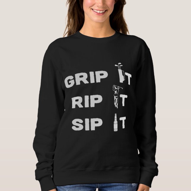 Funny Golf Es nimmt Balls Xmas Geschenk Idee für G Sweatshirt (Vorderseite)