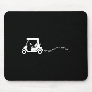 Funny Golf Geschenk Golfspielen Cart Jota Putt Bir Mousepad
