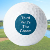 Funny Golf Geschenk Joke Dritter Putt ist der Char