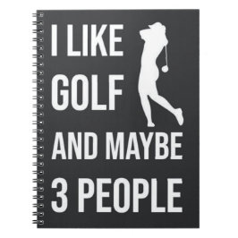 Funny Golf Geschenke für Damen Sport Spaß für sie Notizblock