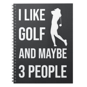 Funny Golf Geschenke für Damen Sport Spaß für sie Notizblock