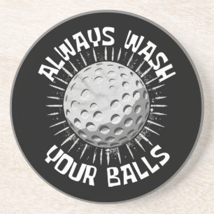 Funny Golf Getränkeuntersetzer