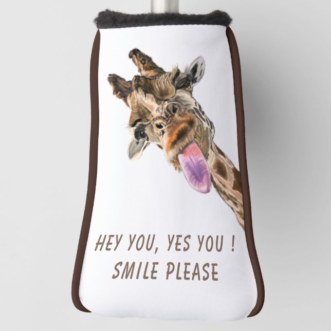 Funny Golf Head Cover mit spielerischem Giraffe Lä Golf Headcover (Rotieren 90)