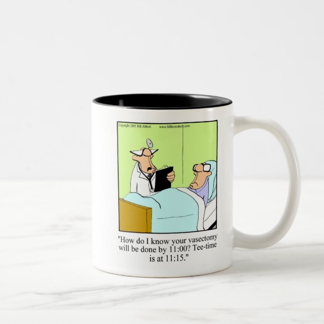 Funny Golf Humour Tee Time Mug (Droit)
