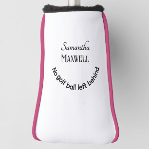 Funny Golf Joke Minimalistisch Elegante Individuel Headcover