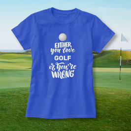 Funny Golf Liebe Golfspielen, Golfer T-Shirt