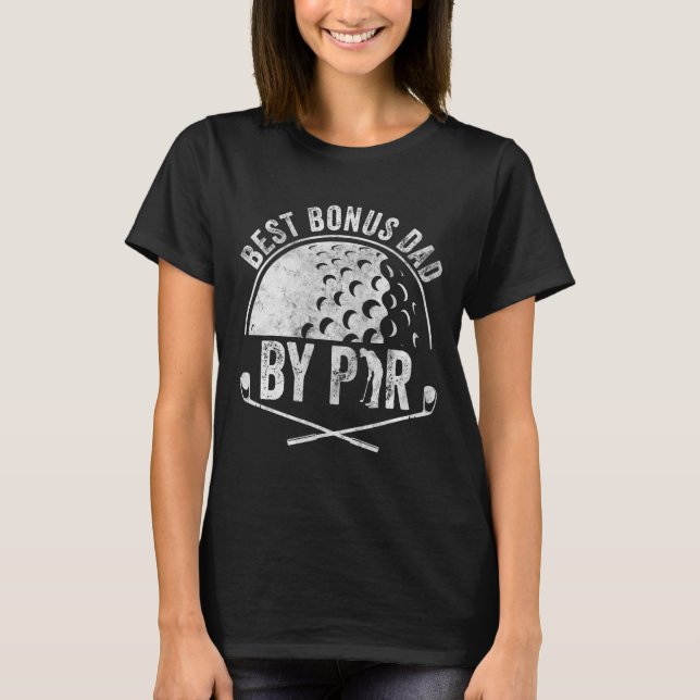 Funny Golf Lover Sport Golfer Der schönste Bonus V T-Shirt (Vorderseite)