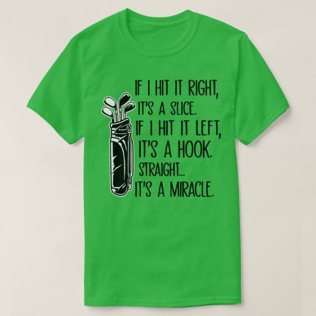 Funny Golf Redewendungen T-Shirt (Design vorne)