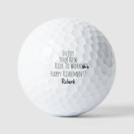 Funny Golf Retiree Gifts Retired Retirement Humor Golfball