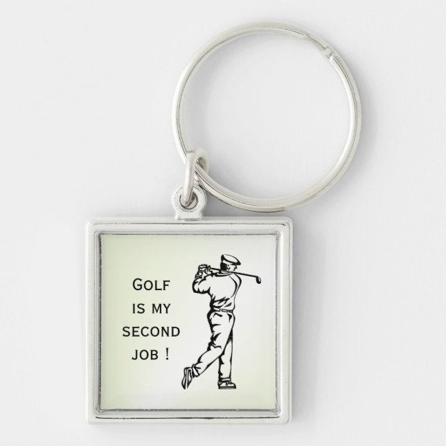 Funny Golf Schlüsselanhänger (Vorne)