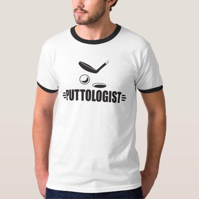 Funny Golf, Schneiden T-Shirt (Vorderseite)