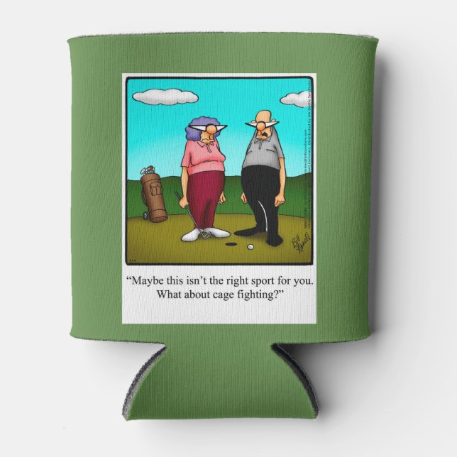 Funny Golf Spaß Beauty Dosenkühler (Vorderseite)