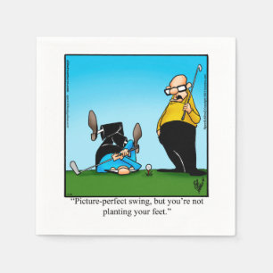 Funny Golf Spaß Party Napkins Serviette