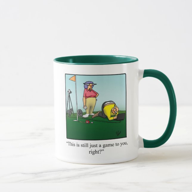 Funny Golf Spaß Tasse (Rechts)