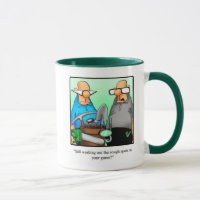 Funny Golf Spaß Tasse "Rough Spots"