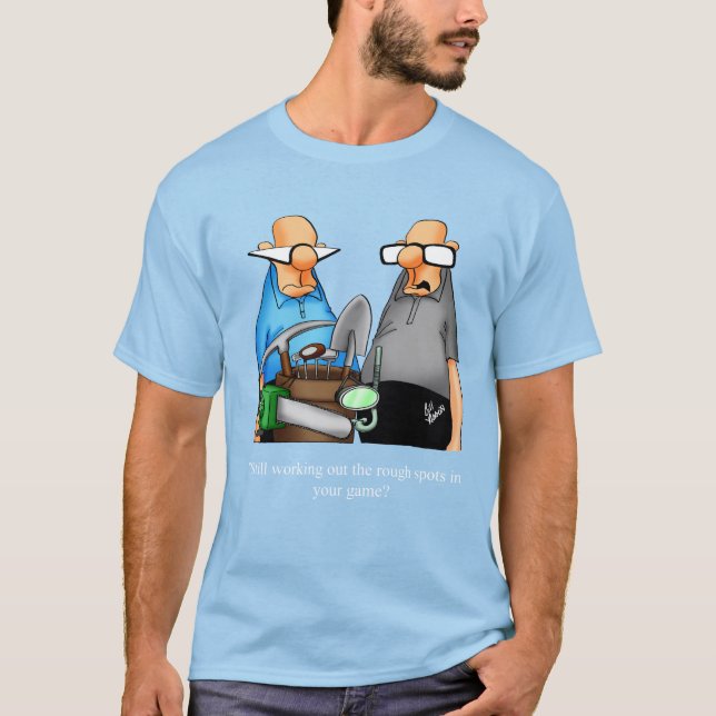 Funny Golf Spaß Tee Shirt (Vorderseite)