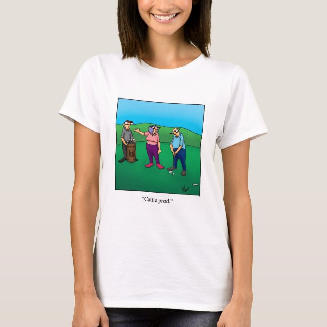 Funny Golf Spaß Tee Shirt (Vorderseite)