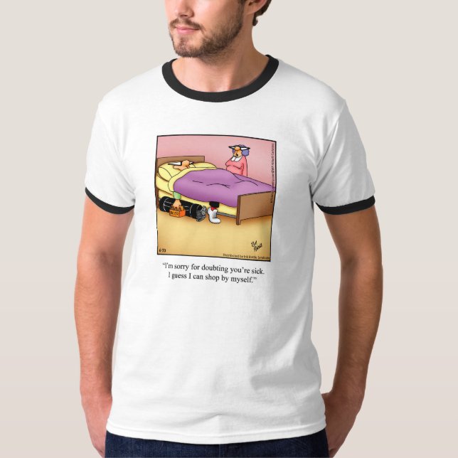 Funny Golf Spaß Tee Shirt (Vorderseite)