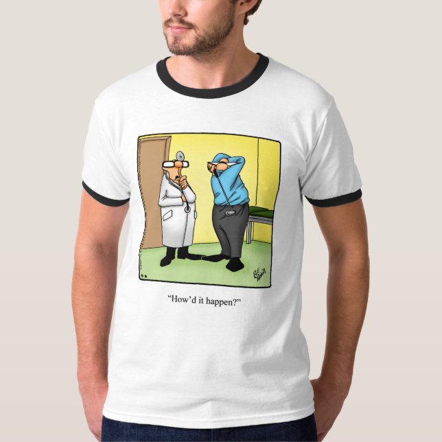 Funny Golf Spaß Tee Shirt (Vorderseite)