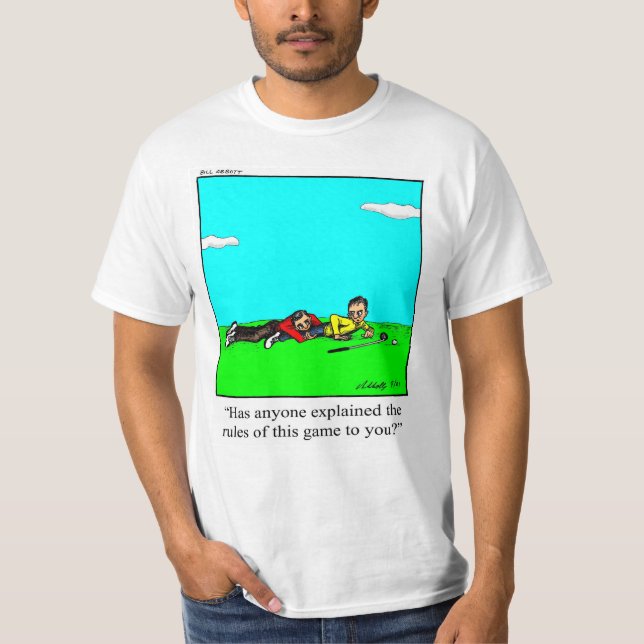 Funny Golf Spaß Tee Shirt (Vorderseite)