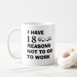 Funny Golf Sprichwort für Golfer Kaffeetasse