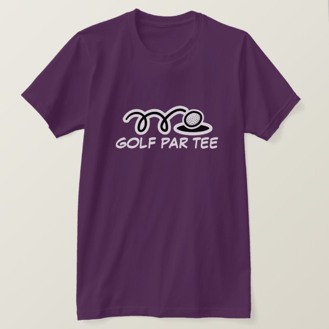 Funny Golf T - Shirt (Design vorne)