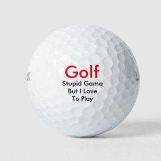 Funny Golf Theme Geschenk Golfball