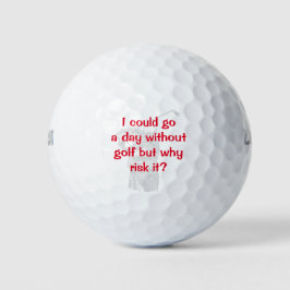 Funny Golf Theme Golfball