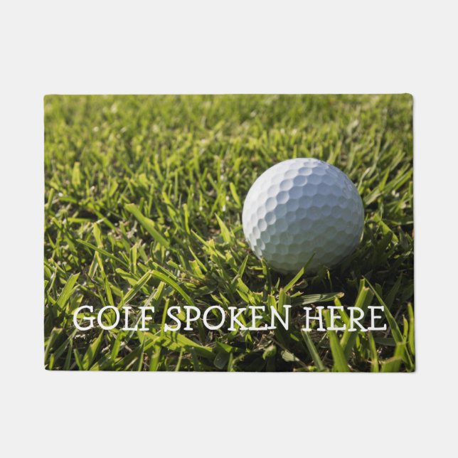 Funny Golf Theme House Front Fußmatte (Vorderseite)