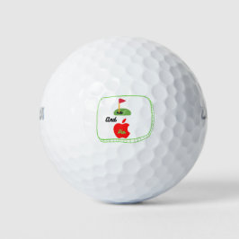 Funny Golf und Apple Pie Lover Golfball