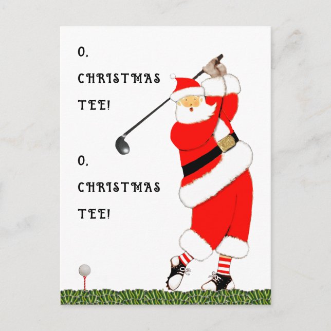 Funny Golf Weihnachten (Vorderseite)