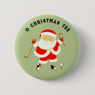 Funny Golf Weihnachten Kleine Geschenke Button