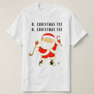 Funny Golf Weihnachten T-Shirt