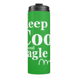 Funny Golf Zitat Behielt es Cool und leicht. Thermosbecher