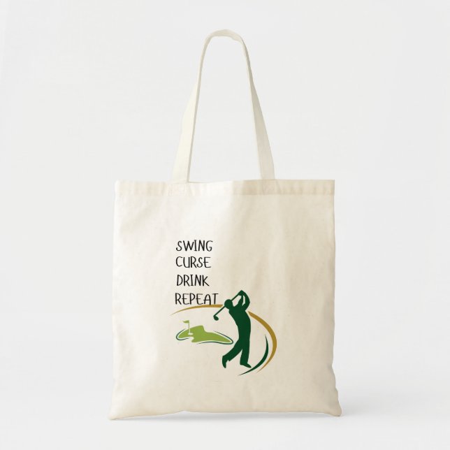 Funny Golfer Tasche Geschenk für Golfliebhaber (Vorne)