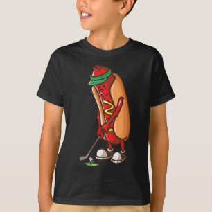 Funny Golfing Hot Dog Golf Geschenke für Men Boys  T-Shirt