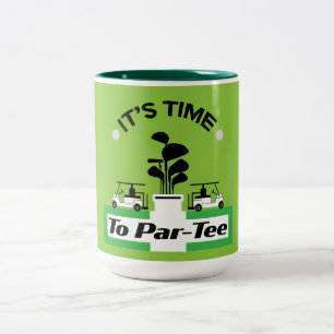 Funny Golfing Pros Golfing Fanatics Sport Zweifarbige Tasse