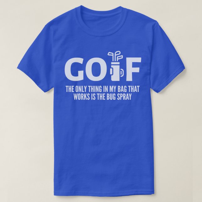 FUNNY GOLFING T-Shirt (Design vorne)