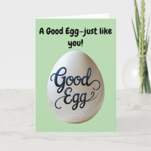 Funny Good Egg Wertschätzung - Danke Geschenk