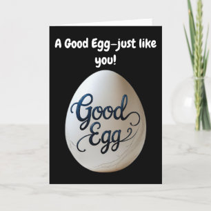 Funny Good Egg Wertschätzung - Danke Geschenk