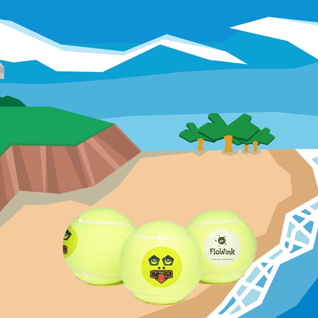 Funny Goofy Face Tennisbälle (Von Creator hochgeladen)