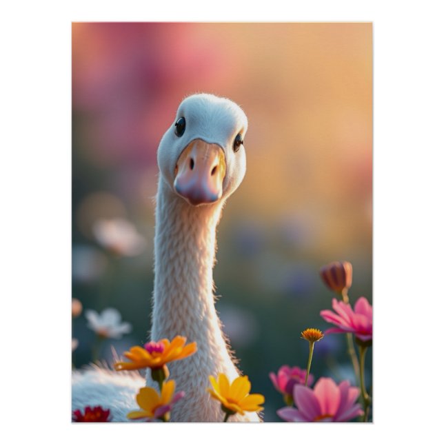 Funny Goose Art Poster (Vorderseite)