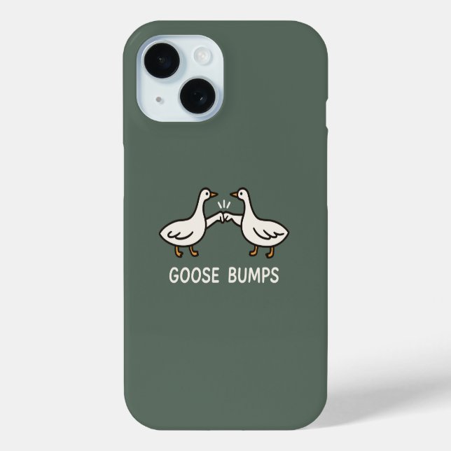 Funny Goose Bumps Cartoon | Faustgeflügel Case-Mate iPhone Hülle (Rückseite)