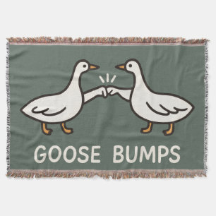 Funny Goose Bumps Cartoon   Faustgeflügel Decke