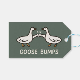 Funny Goose Bumps Cartoon | Faustgeflügel Geschenkanhänger