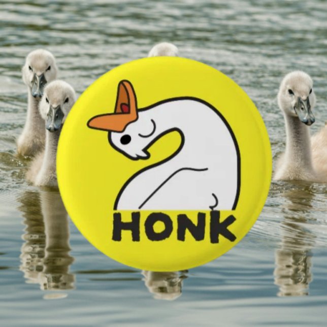 Funny Goose Button (Von Creator hochgeladen)
