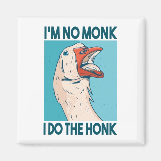 Funny Goose Honk Bird Magnet (Vorne)