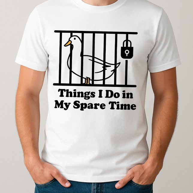 Funny Goose Meme Sarcastic Spaß für Gänseleber T-Shirt (Von Creator hochgeladen)